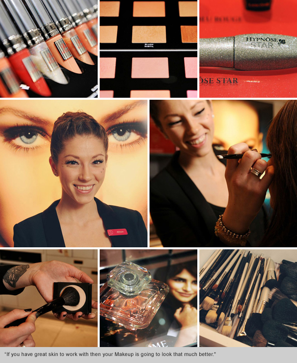 Top Esthetics and Makeup school graduate Allison Diotte, Lancome at Holt Renfrew