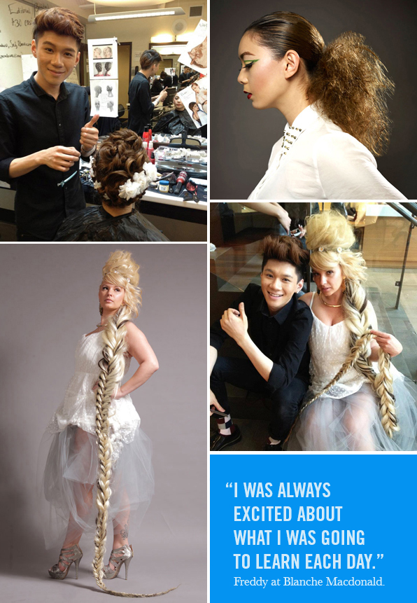 Top Hair School Graduate Freddy Sim