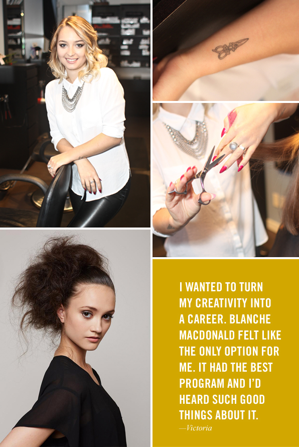 Top Hair School Graduates Victoria Jazic and Jordan Nogiec