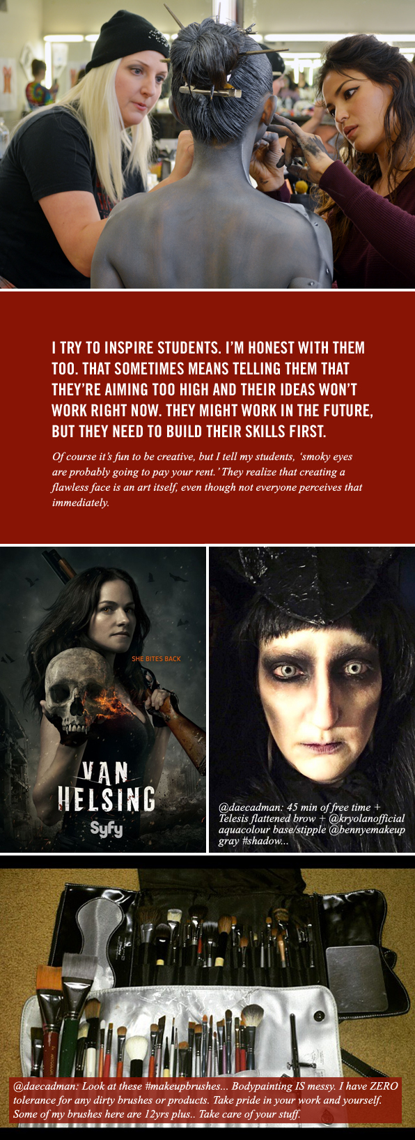 Top Makeup School Graduate-turned-Instructor Daemon Cadman