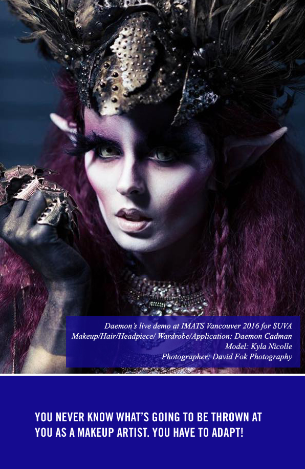 Top Makeup Artist Daemon Cadman