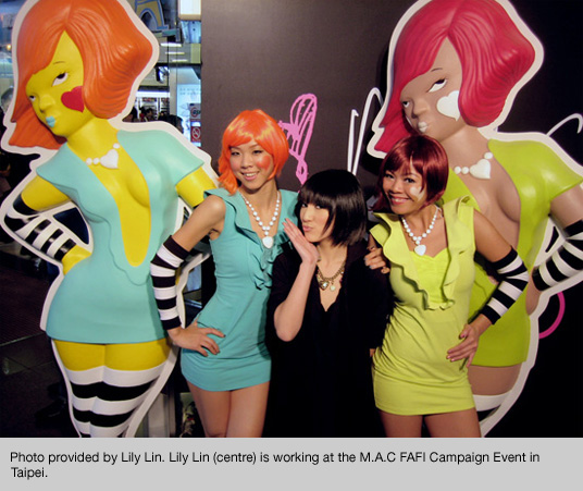the makeup artist shop. LL: One of the projects that I