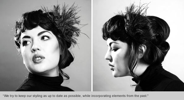 Hair School Graduate Sarah's creative hairstyling works Hair School Graduate Sarah Jane Taylor