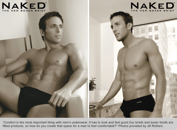 Top Fashion Design School Grad Jill Rothert - Naked Boxer Briefs