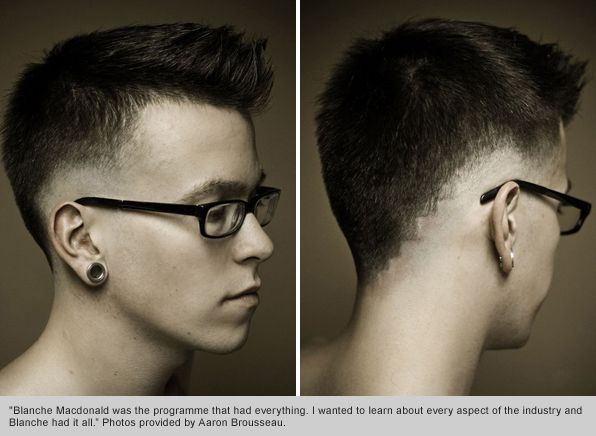Top Hair School Graduate Aaron Brousseau