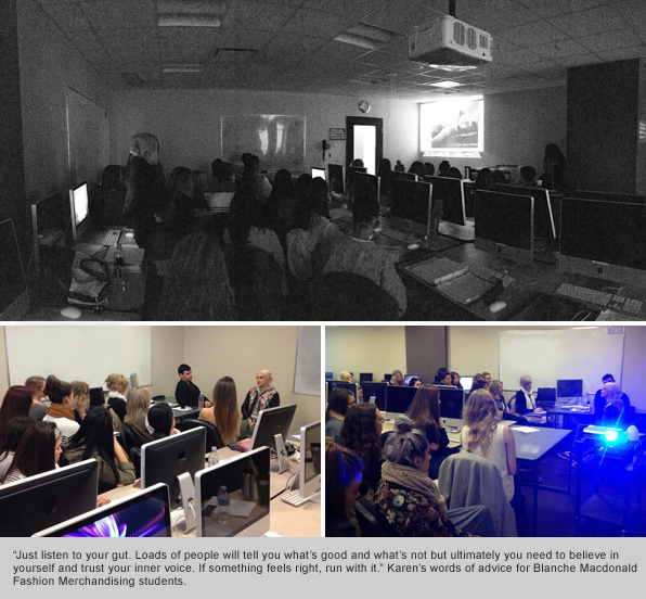 Top Stylist Karen Langley visits Canada's #1 Fashion School