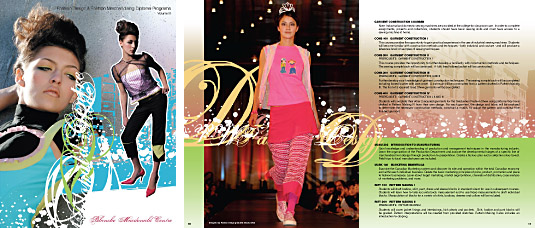 Blanche Macdonald Fashion Design and Merchandising Brochure
