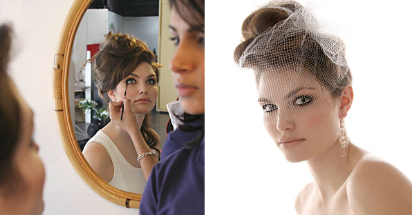  Spanish bun and knot tying Blanche Macdonald Makeup and Hair for Bridal