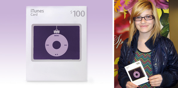 iTunes Gift Card Winner
