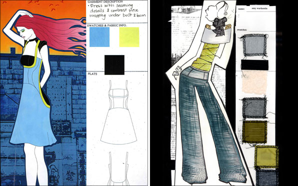 Fashion Design School Student Design Pieces