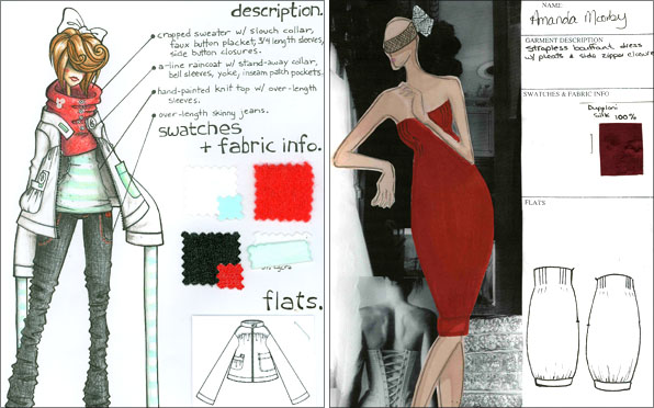 Fashion School Dress and Jacket Designs