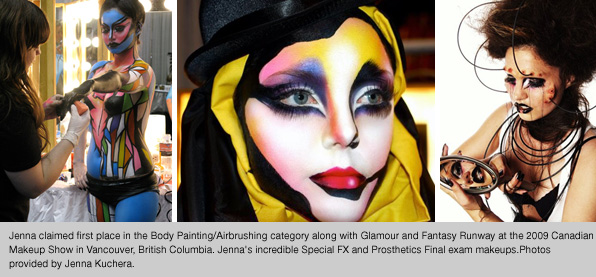 Jenna Kuchera Makeup Graduate Highlights
