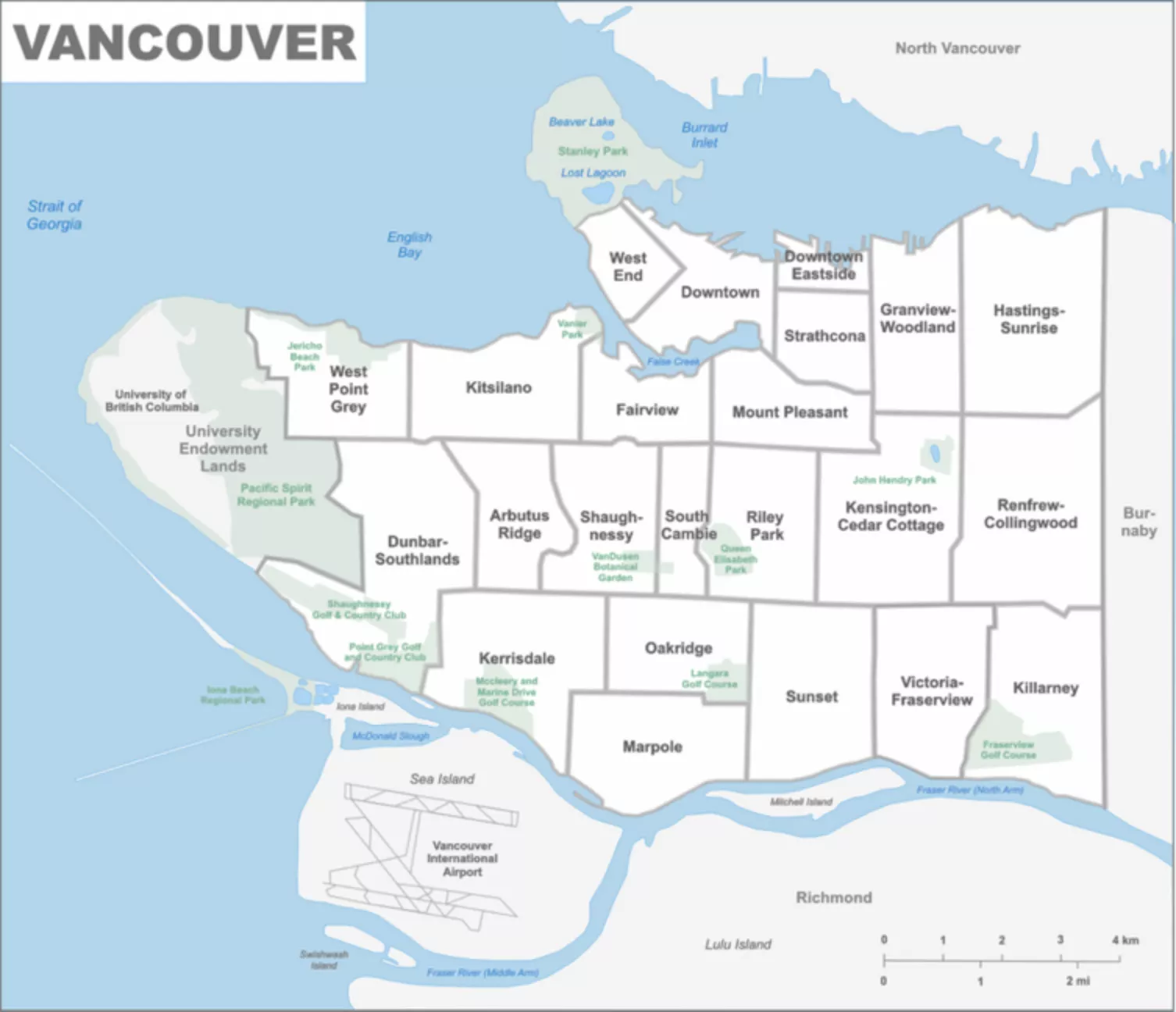 Vancouver Neighbourhoods