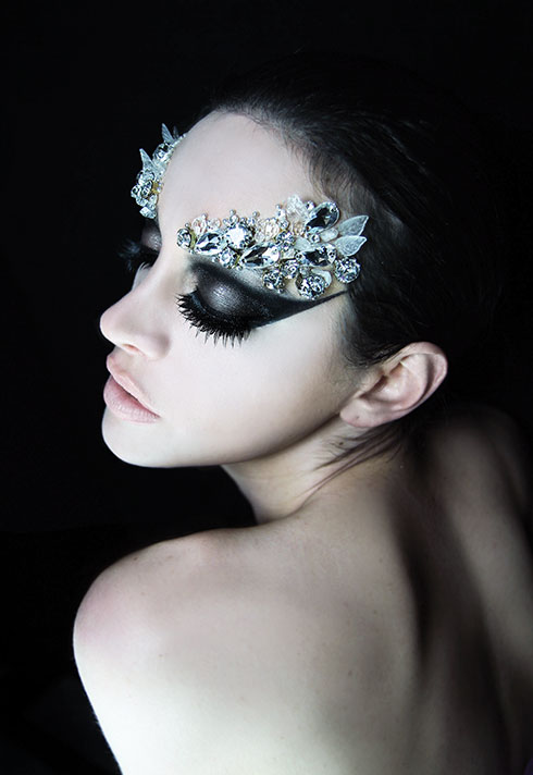 makeup artist turned instructor timothy hung black swan inspired photoshoot