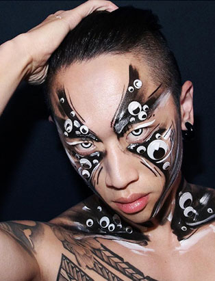 makeup artist turned instructor timothy hung googly eyes creative makeup