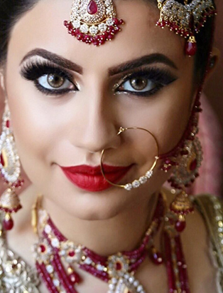 Bridal Makeup Meets Bollywood with Graduate and Instructor Farah Hasan