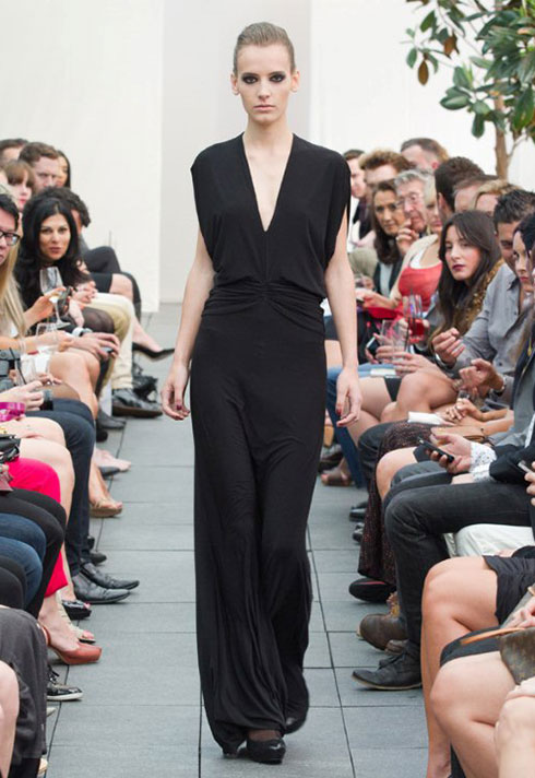 top fashion school graduate chelsea leadbetter matlo black dress