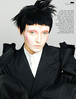 top makeup school graduate janeen witherspoon gothic beauty editorial