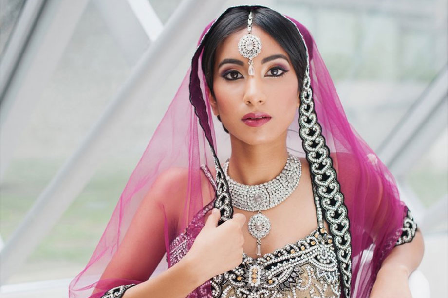 top bridal makeup artist julie brown south asian bride