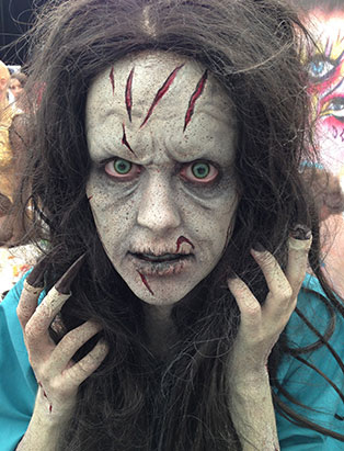 13 ghosts makeup demo at imats by leanne podavin