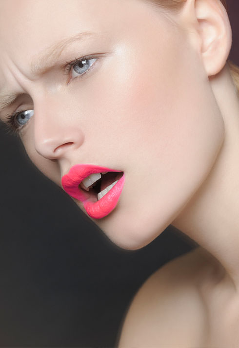 pink lip makeup by blair petty