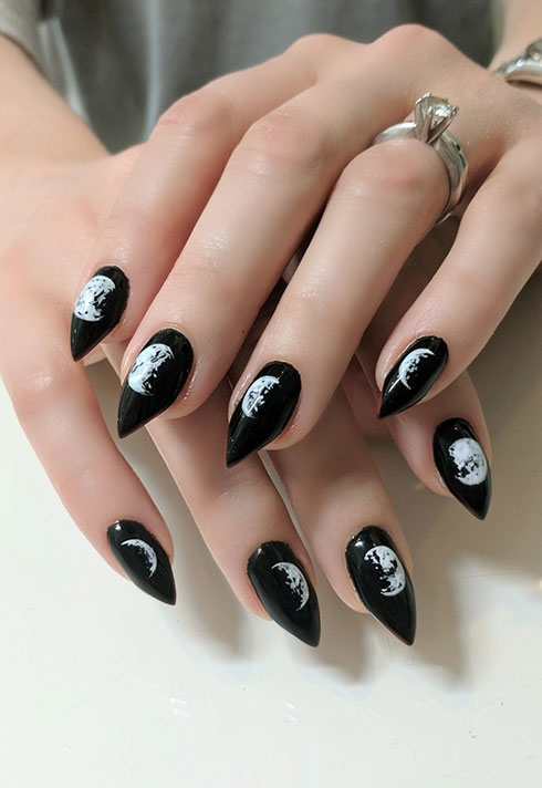 top beauty school graduate paige roy moon phases nail art