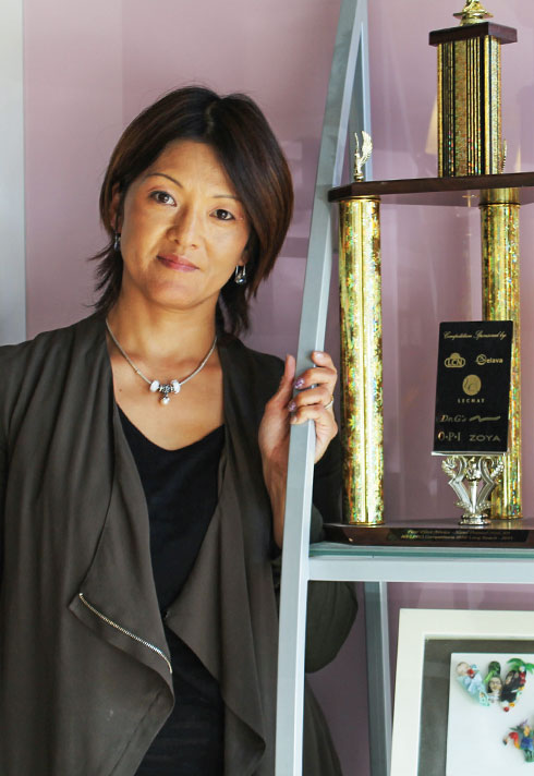 keiko matsui nail salon owner portrait