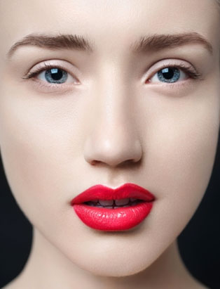 win liu perfect red lip makeup