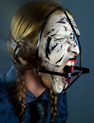 win liu makeup avant garde face cage fashion makeup