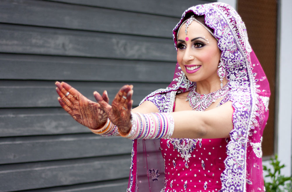 sharon rai bridal makeup open palm henna