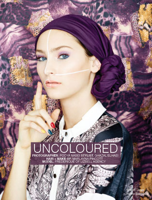 purple beauty makeup by instructor marlayna pincott
