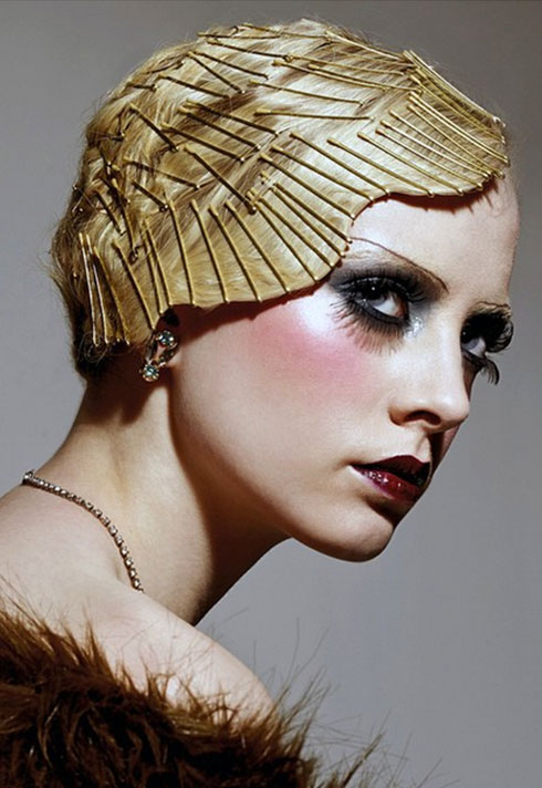 top makeup school graduate jenna kuchera gold bobby pins