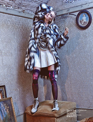 amy lu fashion stylist fur coat editorial