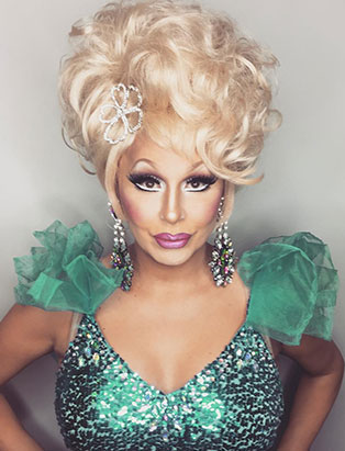 top makeup school graduate jaylene mcrae tyme drag queen blonde bombshell