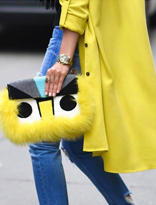 jessica clark bright yellow styling details