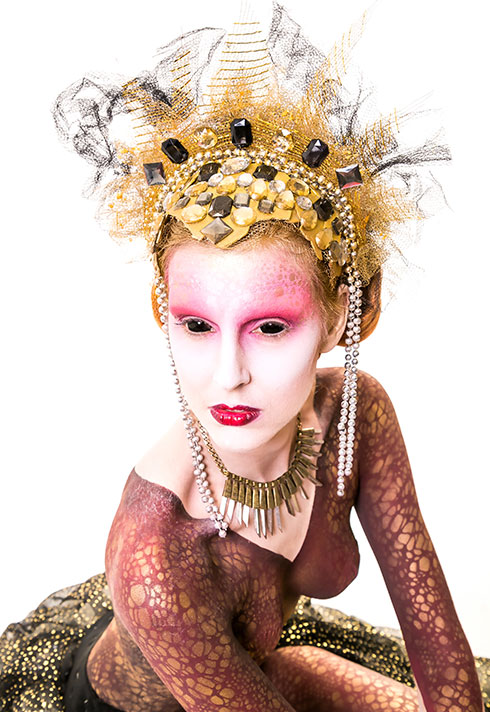 top makeup instructor bodypainter daemon cadman alien queen airbrush makeup