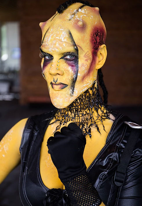 top makeup school graduate eva svobodova imats battle of the brushes character makeup