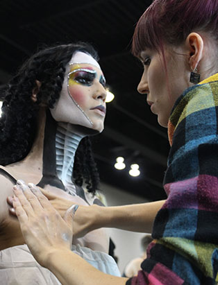 top makeup school graduate eva svobodova imats 2017 battle of the brush process