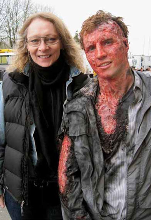 rachel griffin special fx burn victim