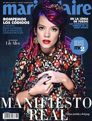 lily allen marie claire cover