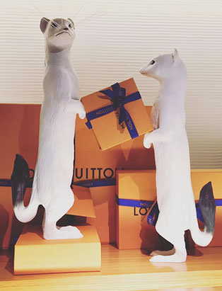 top fashion graduate brian chang visual merchandiser at louis vuitton orange box packaging
