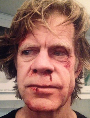 makeup for actor william macy by pepper gallegos