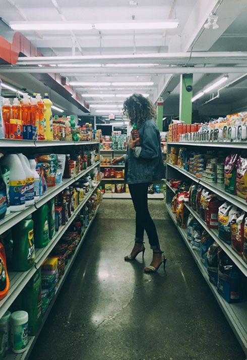 talya lee supermarket aisle