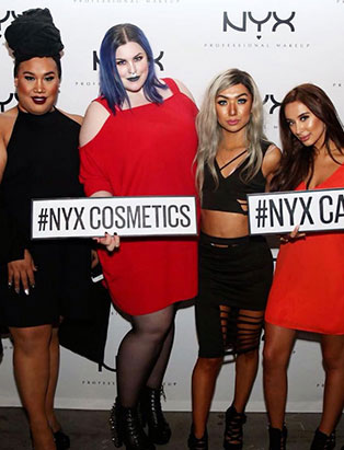 nyx cosmetics team