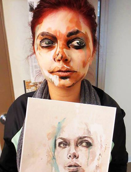 Makeup by Tanya Tesselaar, Blanche Macdonald Graduate.