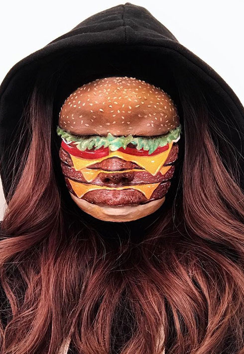 top makeup graduate mimi choi mimles optical illusionist hamburger