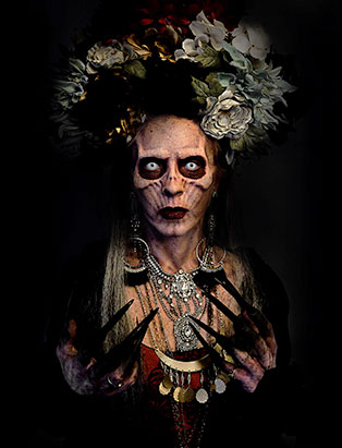 top makeup graduate daniel takahashi la catrina prosthetic makeup