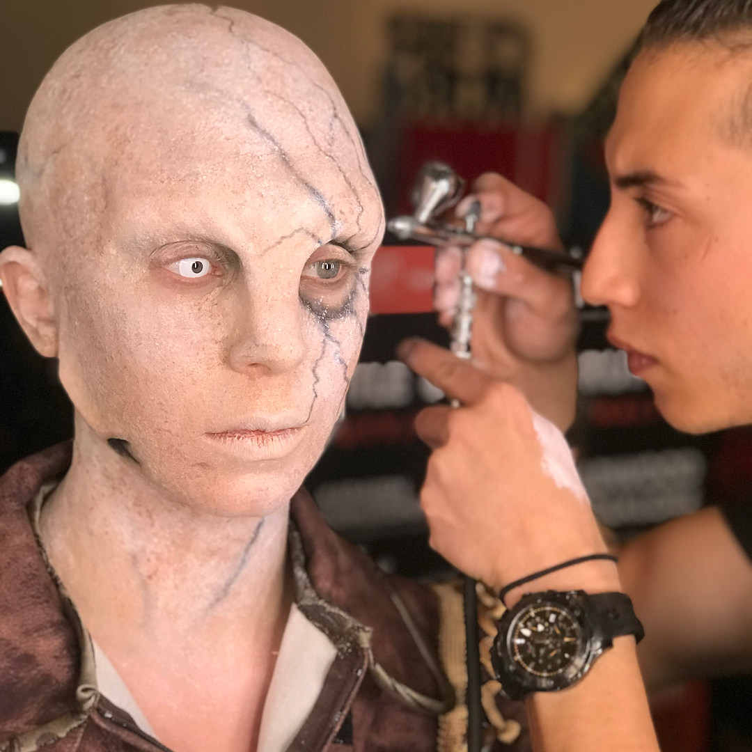 top makeup graduate daniel takahashi imats battle of the brushes process