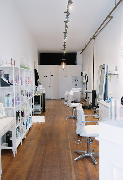 parlour beauty boutique interior