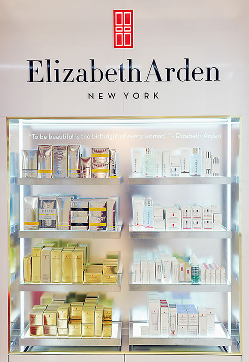 elizabeth arden makeup retail counter